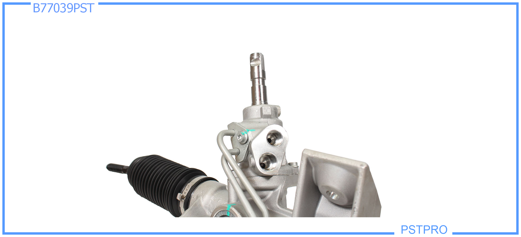 Гидравлическая рулевая рейка Volvo XC90 2002-2014 с площадкой крепления подушки, трубки на резьбе