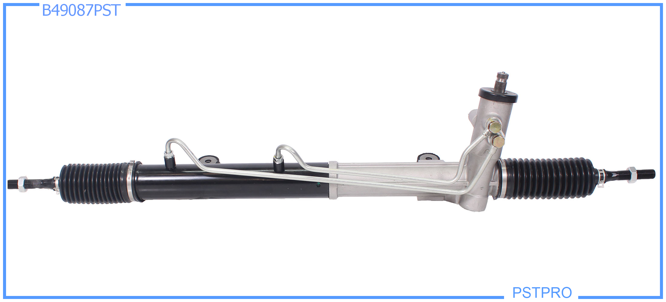 Гидравлическая рулевая рейка Mercedes M W163 1998-2002 без сервотроника, вход/выход M14×1,0 / M16×1,0