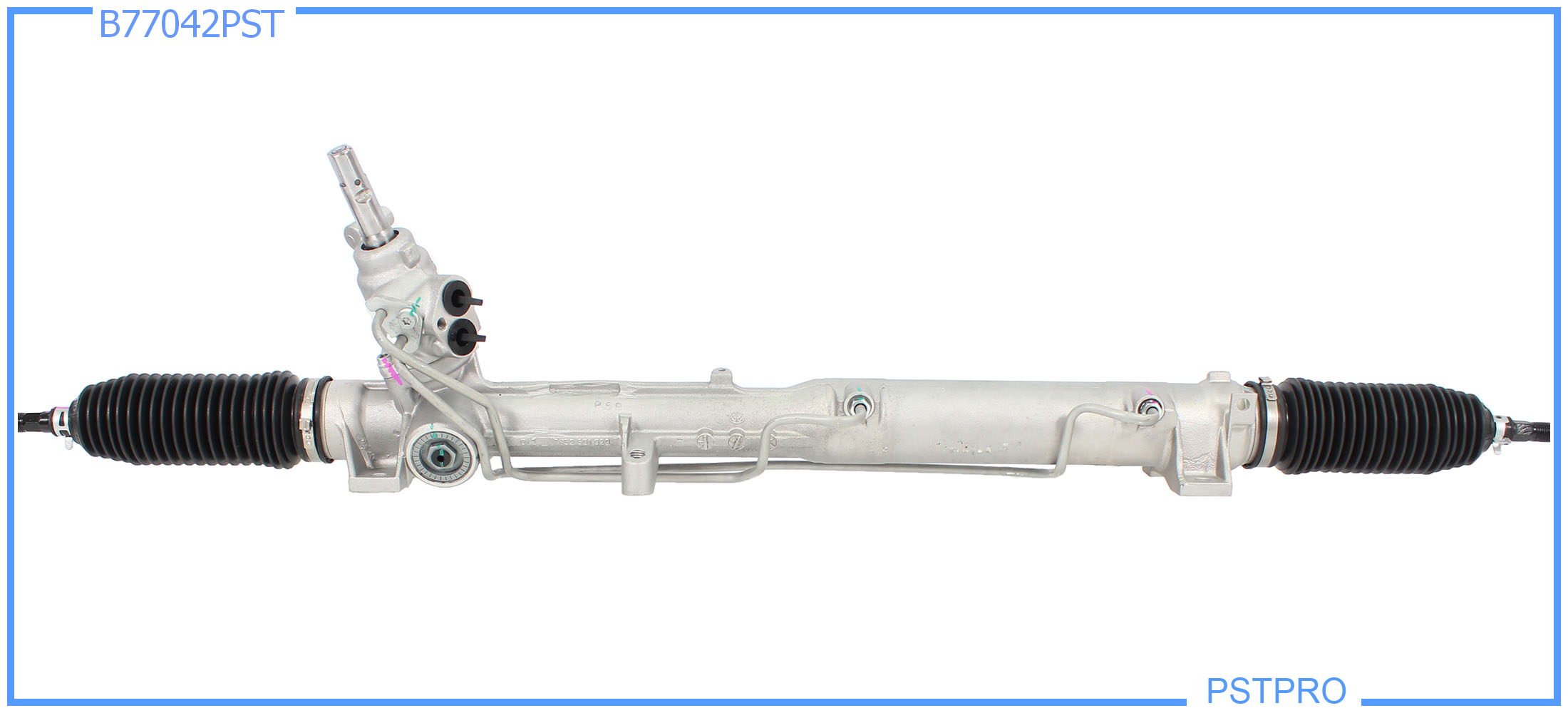 Гидравлическая рулевая рейка Volvo XC90 2002-2014 без площадки крепления подушки, трубки без резьбы