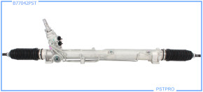 Гидравлическая рулевая рейка Volvo XC90 2002-2014 без площадки крепления подушки, трубки без резьбы