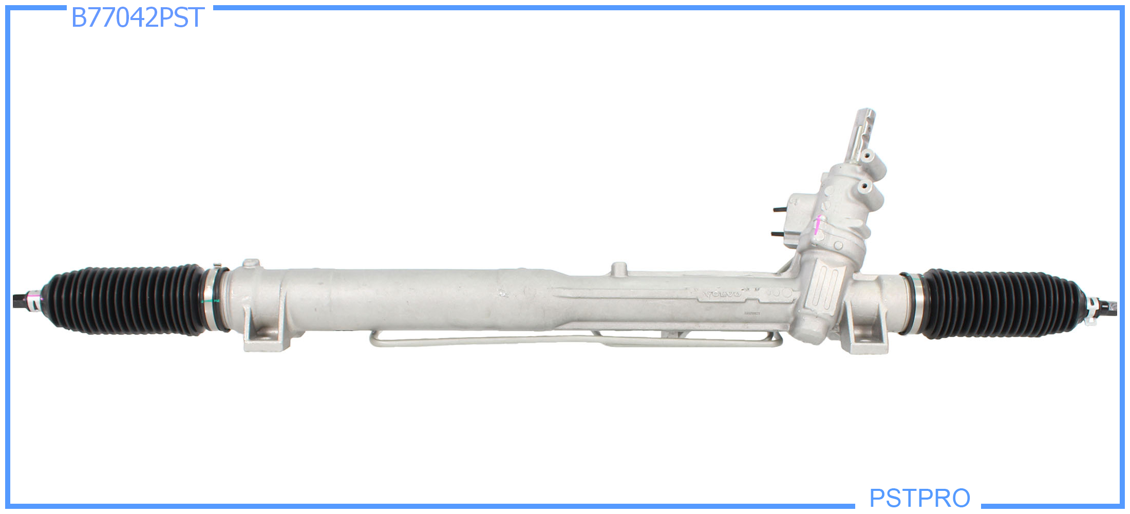 Гидравлическая рулевая рейка Volvo XC90 2002-2014 без площадки крепления подушки, трубки без резьбы
