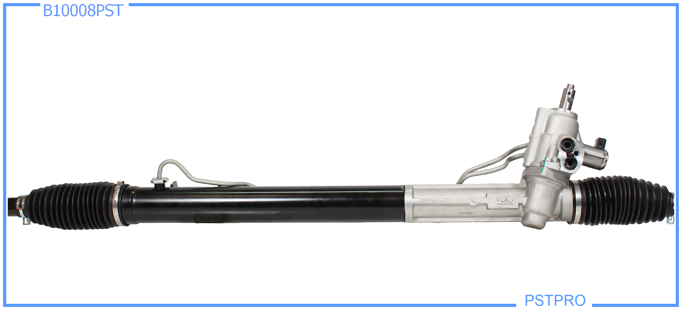 Гидравлическая рулевая рейка Cadillac STS 2005- с 2-мя точками крепления КРУГЛОЙ + ОВАЛЬНОЙ формы