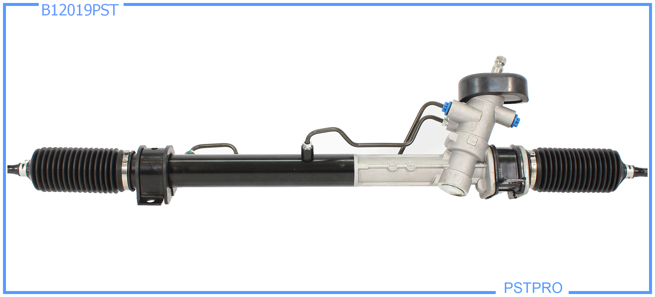 Гидравлическая рулевая рейка Chevrolet Aveo 2005- штуцер ВЫХОД в сторону левой тяги