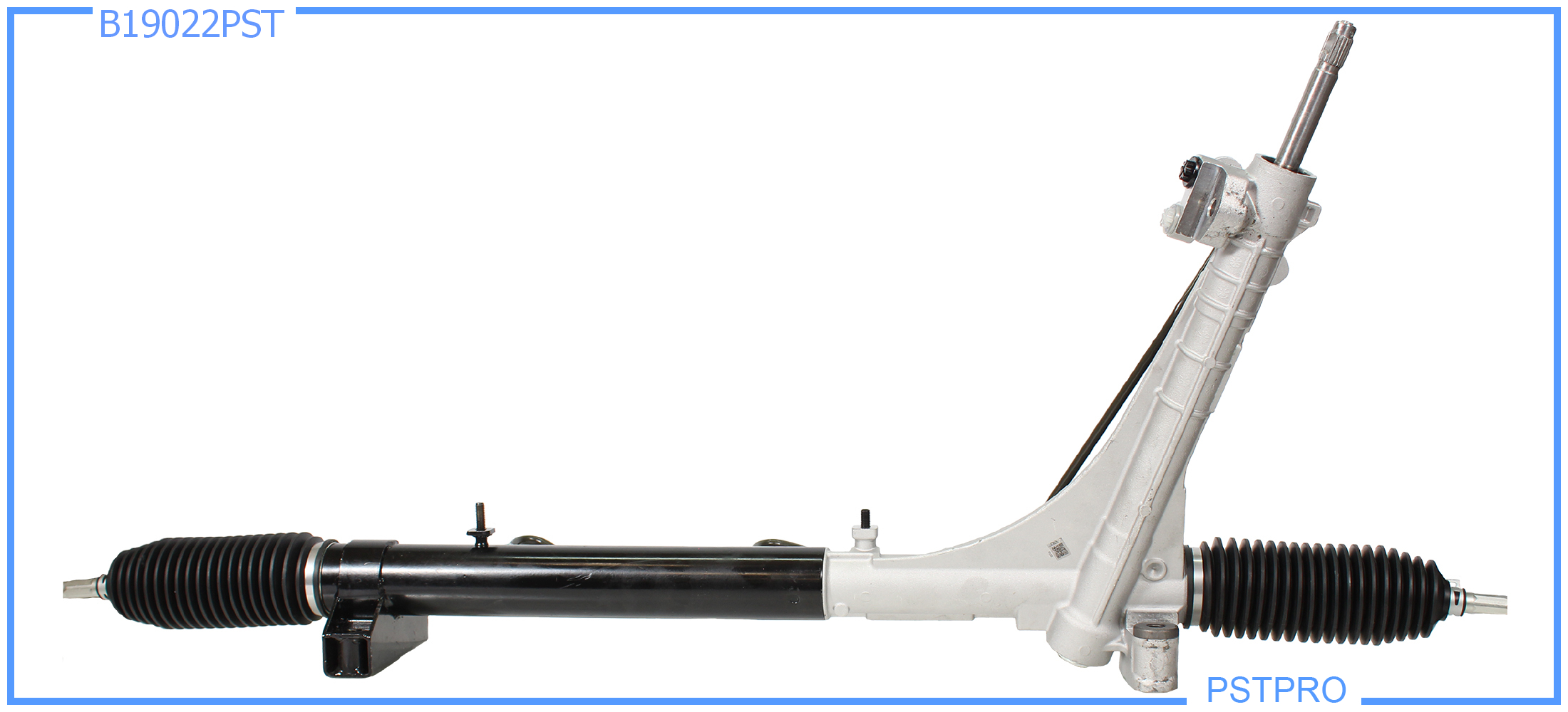 Гидравлическая рулевая рейка Dodge RAM Promaster 2013-, Fiat Ducato 2015- НЕРАЗЪЁМНЫЙ хомут, с шлицевым штоком 22 шлица