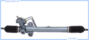 Гидравлическая рулевая рейка KIA Spectra (FB) 2001-2004 расположение штуцеров гидроцилиндра горизонтальное