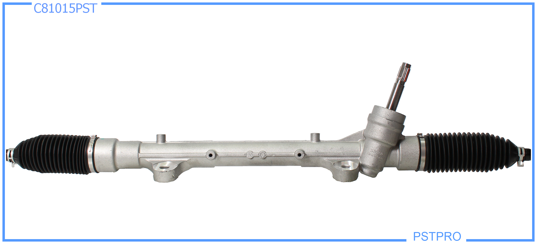 Механическая рулевая рейка Changan UNI-T 2020- первичный вал с углублением под болт по кругу