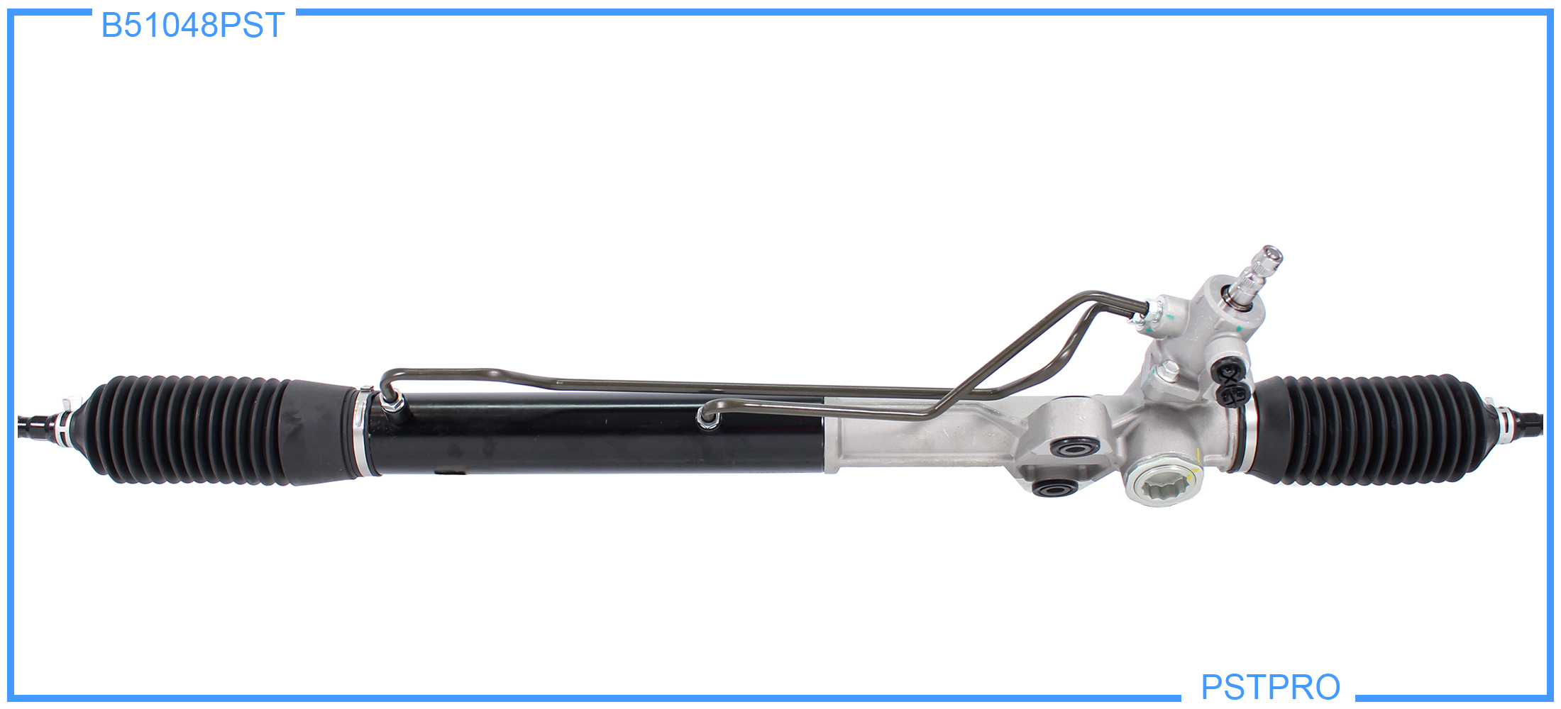 Гидравлическая рулевая рейка Mitsubishi Pajero IV / Montero IV (V80, V90) 2007- длина в сборе 1175 мм