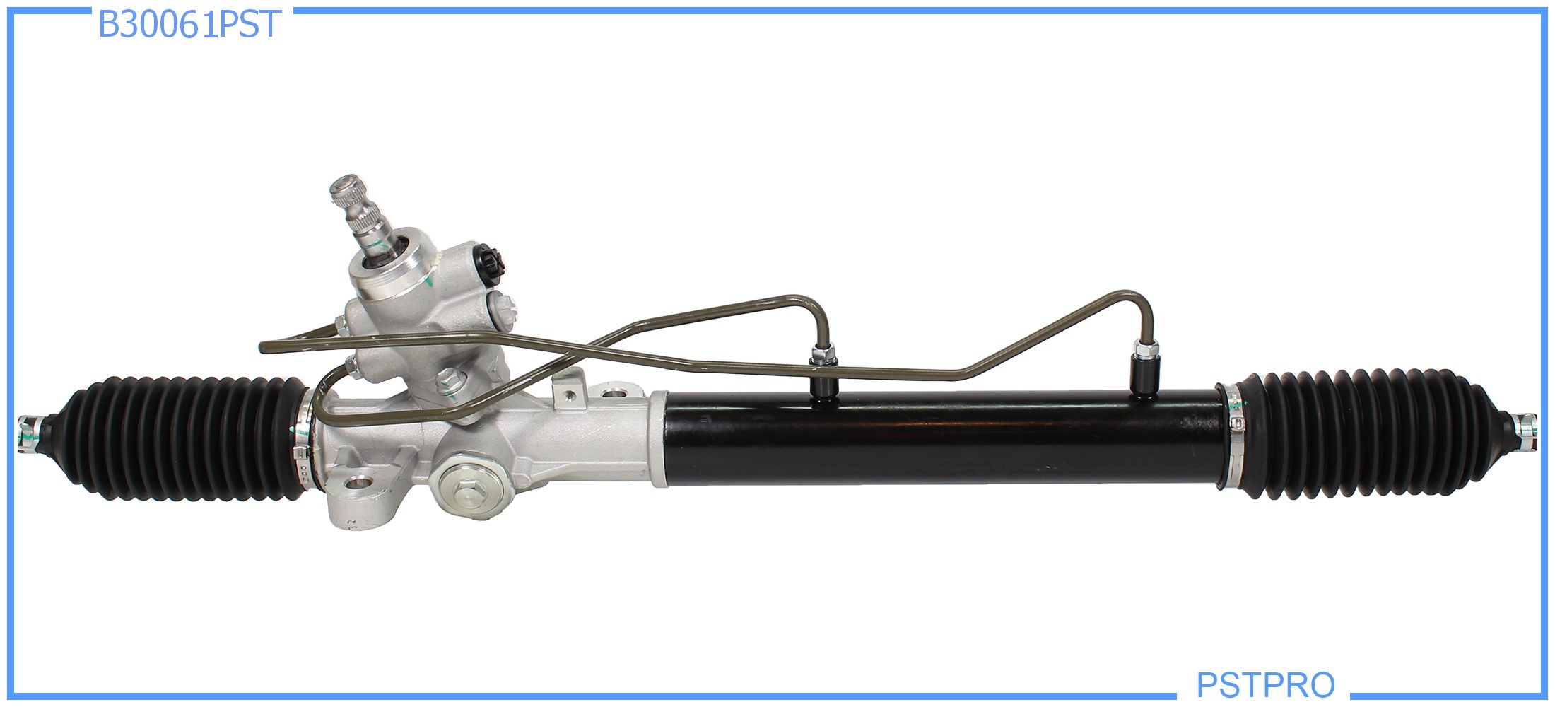 Гидравлическая рулевая рейка Hyundai Getz 2002- трубки в перехлёст