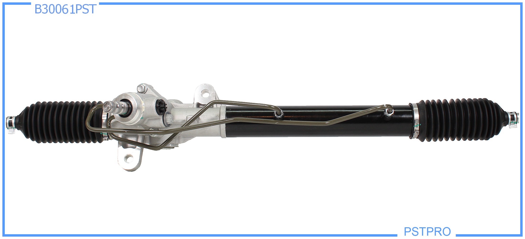 Гидравлическая рулевая рейка Hyundai Getz 2002- трубки в перехлёст