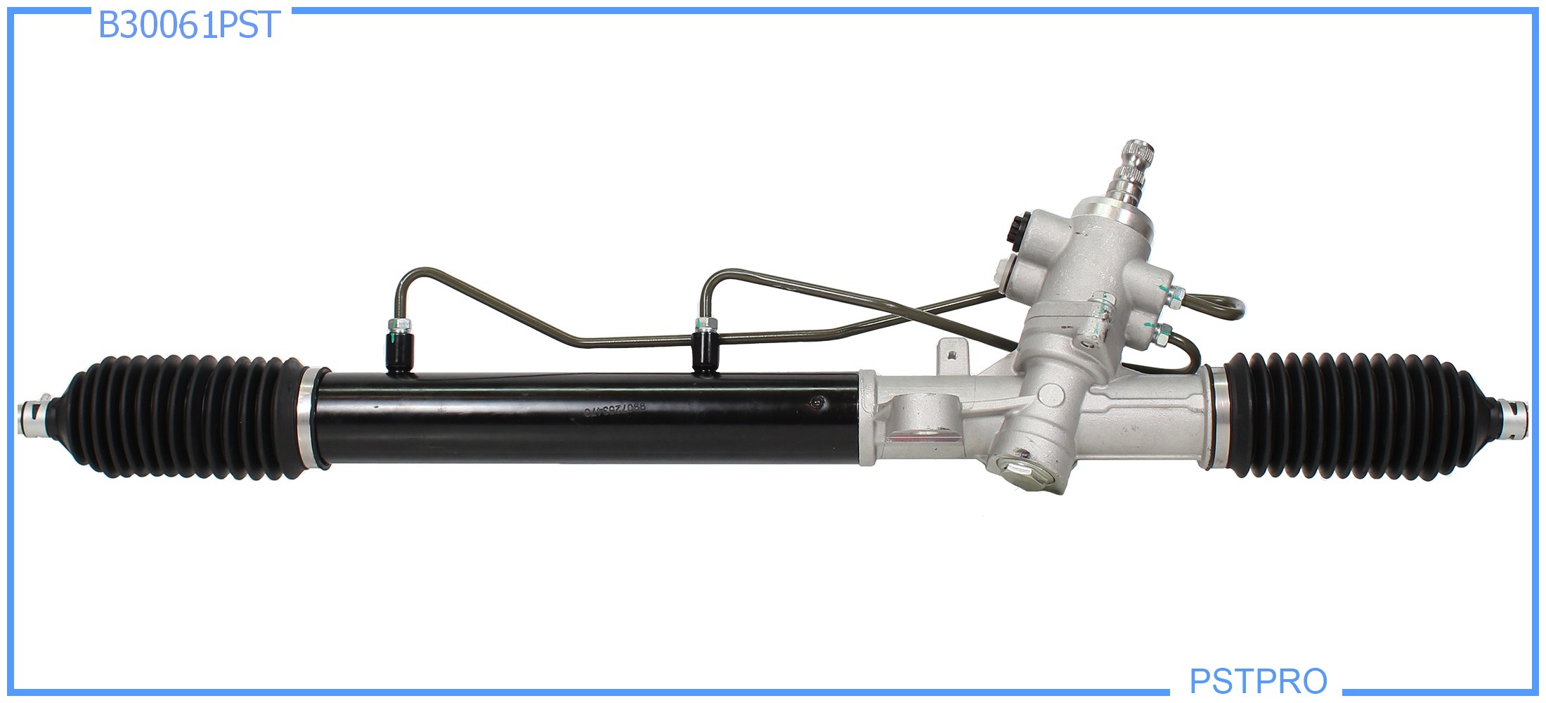 Гидравлическая рулевая рейка Hyundai Getz 2002- трубки в перехлёст