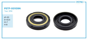 Сальник d1-20 D-42,5 h1-7 H-8 Тип: 1PM