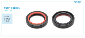 Сальник d1-28 D-39,6 H-6,5 Тип: 7V2