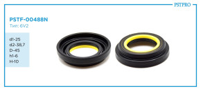 Сальник d1-25 d2-38,7 D-45 h1-6 H-10 Тип: 6V2