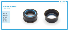 Сальник d1-26 d2-38 D-40 h1-8,5 H-17,7 Тип: 6V2