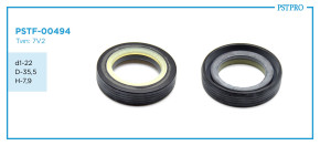 Сальник d1-22 D-35,5 H-7,9 Тип: 7V2