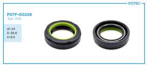 Сальник d1-24 D-36,6 H-8,5 Тип: 7V2