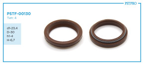 Сальник d1-23,4 D-30 h1-4 H-6,7 Тип: 4