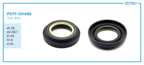 Сальник d1-25 d2-38,7 D-45 h1-6 H-10 Тип: 6V2