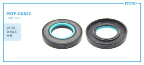 Сальник d1-30 D-54,5 H-8 Тип: 7V2