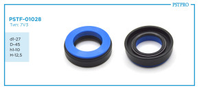 Сальник d1-27 D-45 h1-10 H-12,5 Тип: 7V3