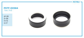 Сальник d1-28 D-38 h1-15 H-17 Тип: 7V3
