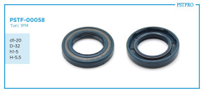 Сальник d1-20 D-32 h1-5 H-5,5 Тип: 1PM