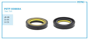 Сальник d1-28 D-44 H-7,5 Тип: 7V1