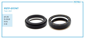 Сальник d1-25 D-34,8 h1-6 H-8 Тип: 4V1