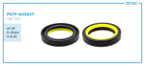 Сальник d1-28 D-39,64 H-6,35 Тип: 7V2