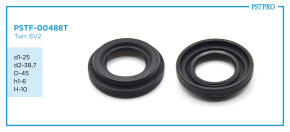 Сальник d1-25 d2-38,7 D-45 h1-6 H-10 Тип: 6V2
