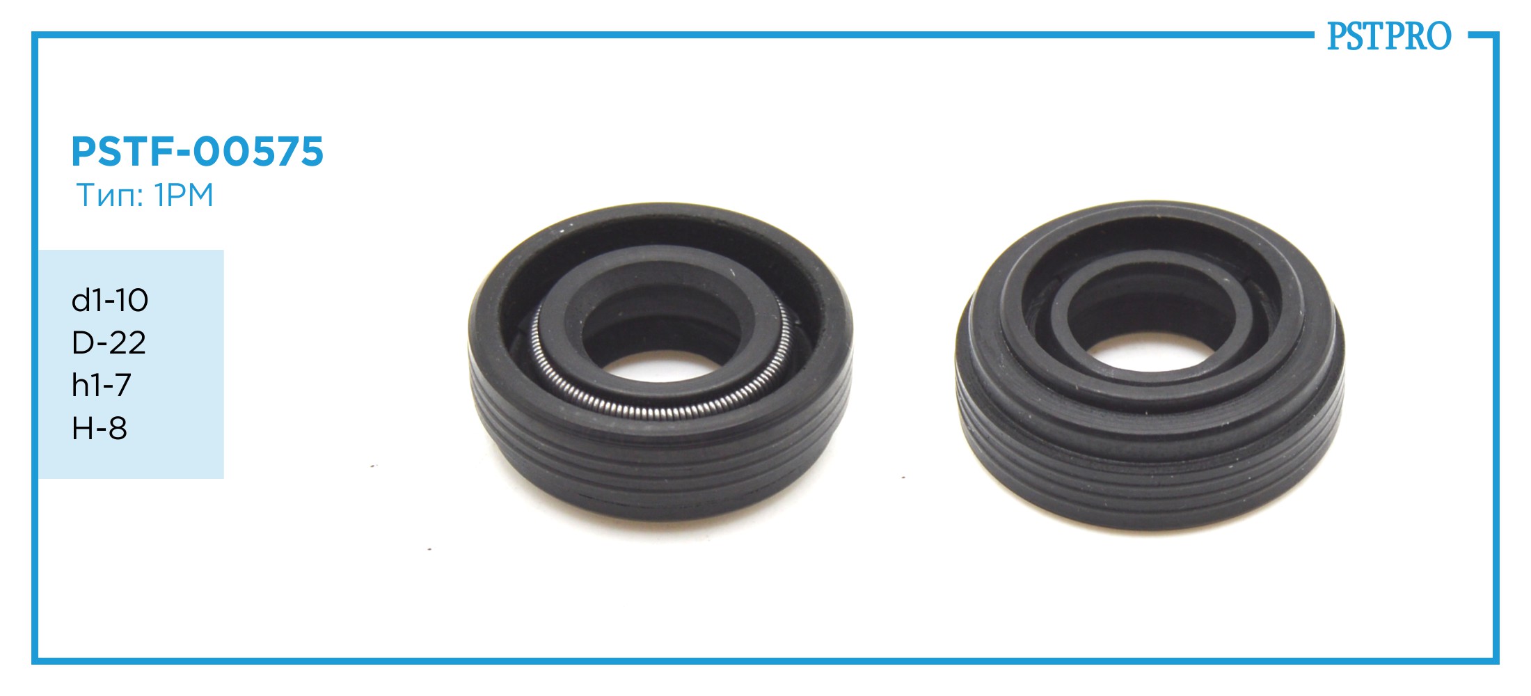 Сальник 10,00/22,00*7,00/8,00 1PM