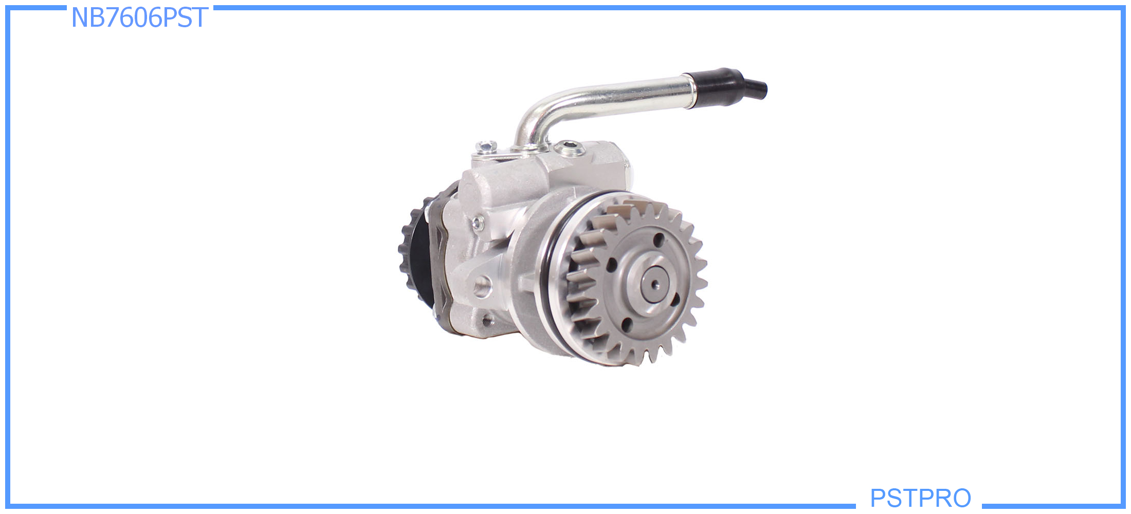 Насос ГУР VW Multivan 2003, VW Transporter T5 2003- для авто с кондиционером и дизельным двигателем объемом 2,5