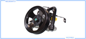 Насос ГУР KIA Rio III 2011-, Hyundai Solaris 2010-, Hyundai Accent IV 2010- с датчиком, шкив 6PK диаметр 140мм