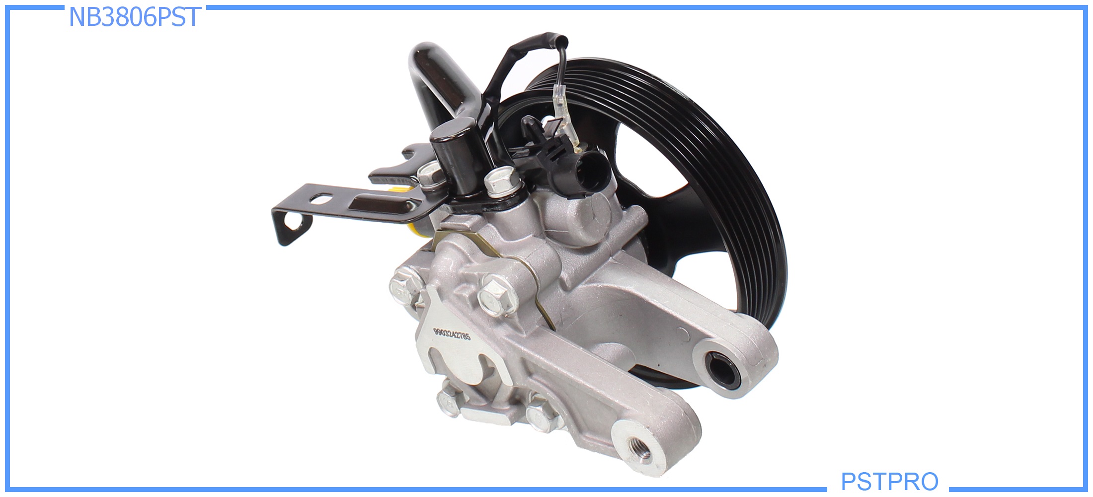 Насос ГУР KIA Rio III 2011-, Hyundai Solaris 2010-, Hyundai Accent IV 2010- с датчиком, шкив 6PK диаметр 140мм