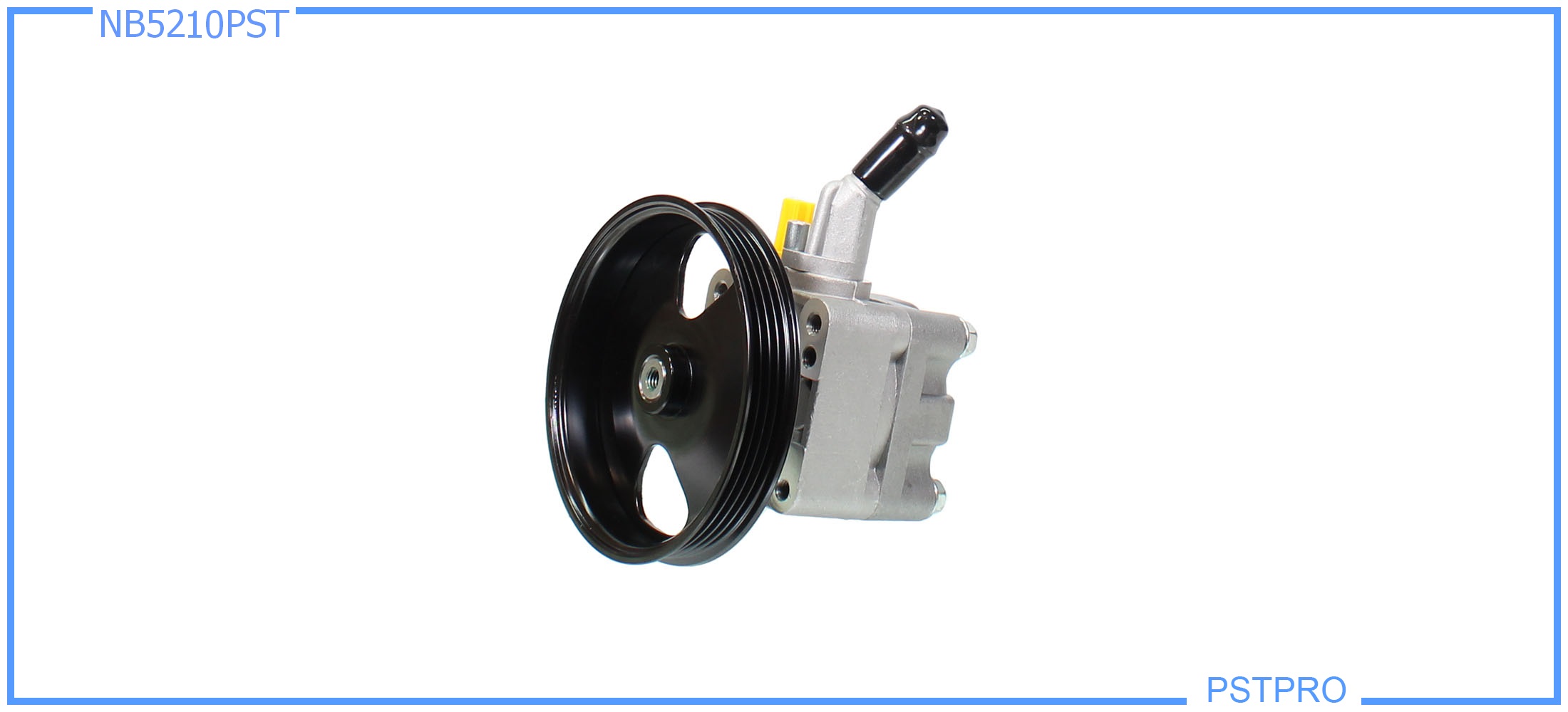 Насос ГУР Nissan Primera P12 / WP12 2002-, Nissan Almera N16 2000-2006 шкив 4PK