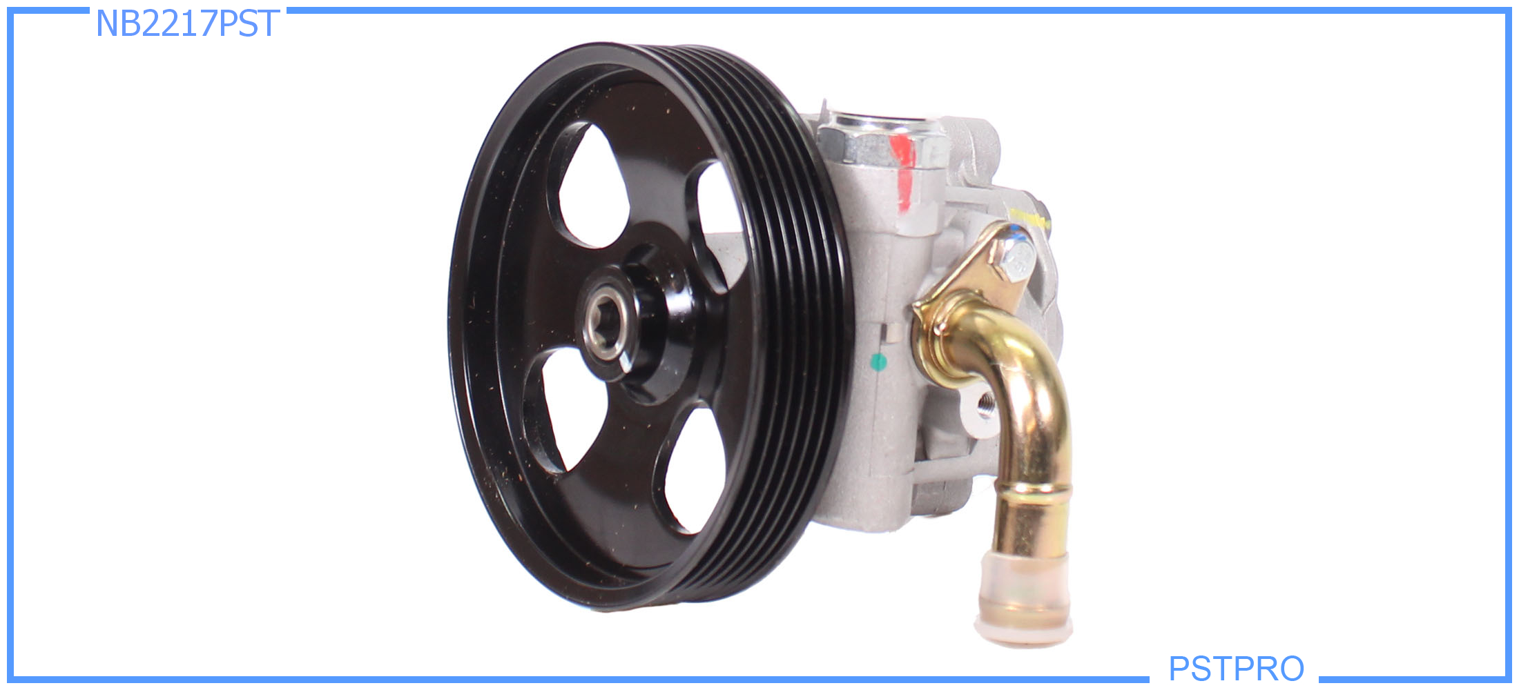 Насос ГУР Mazda 2 2003-2007, Ford Fiesta 2001-2007, Ford Fusion 2002- шкив 6РК, диаметр шкива 126мм