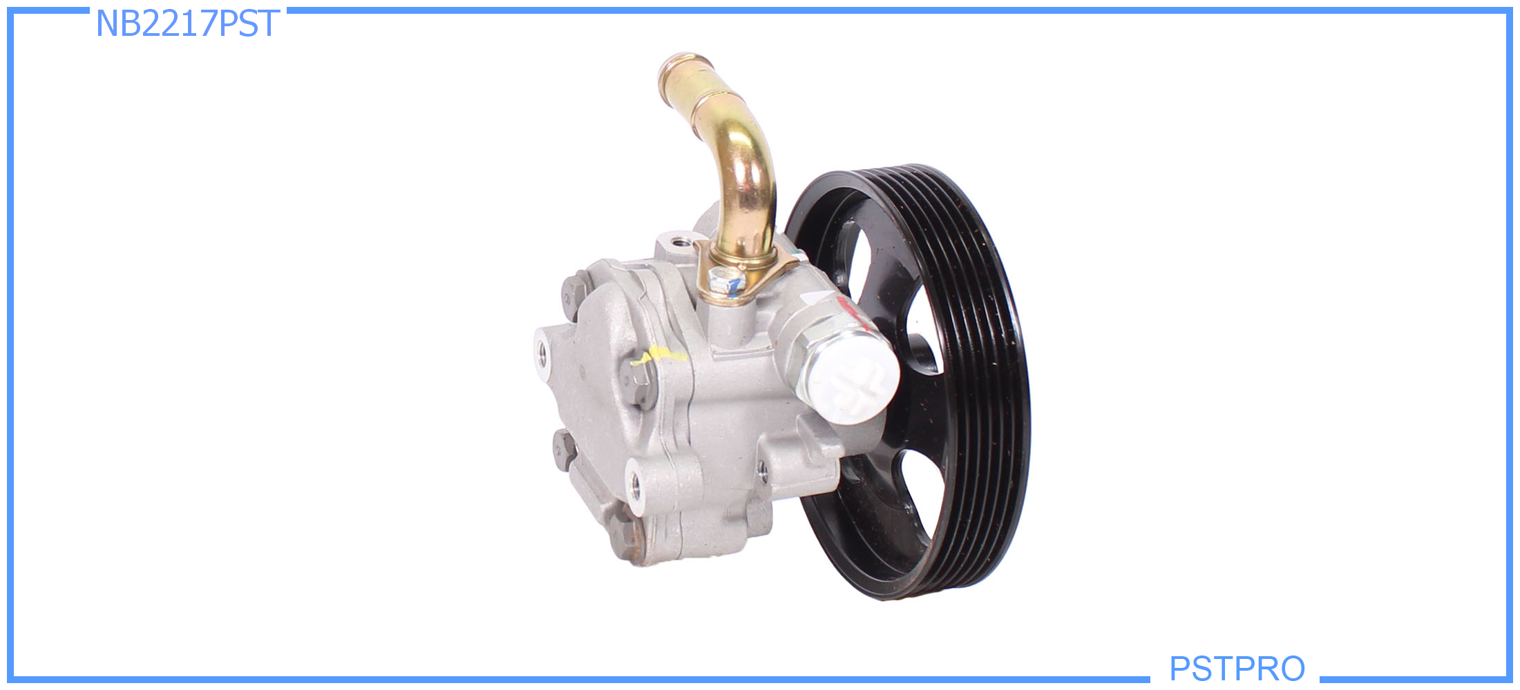 Насос ГУР Mazda 2 2003-2007, Ford Fiesta 2001-2007, Ford Fusion 2002- шкив 6РК, диаметр шкива 126мм