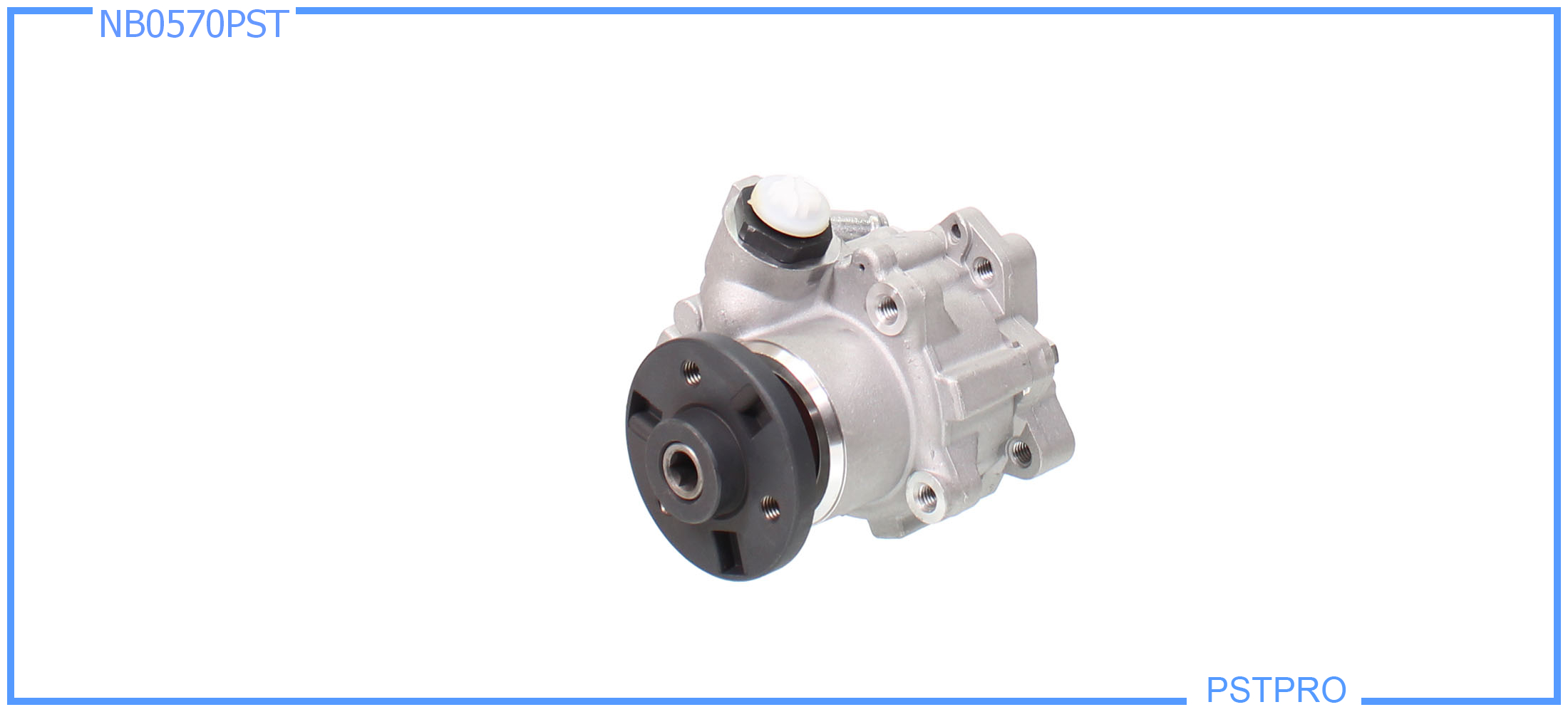 Насос ГУР BMW 5 E60 2003-2009, BMW 6 E63 2004- расстояние от задней крышки насоса до фланца 105мм