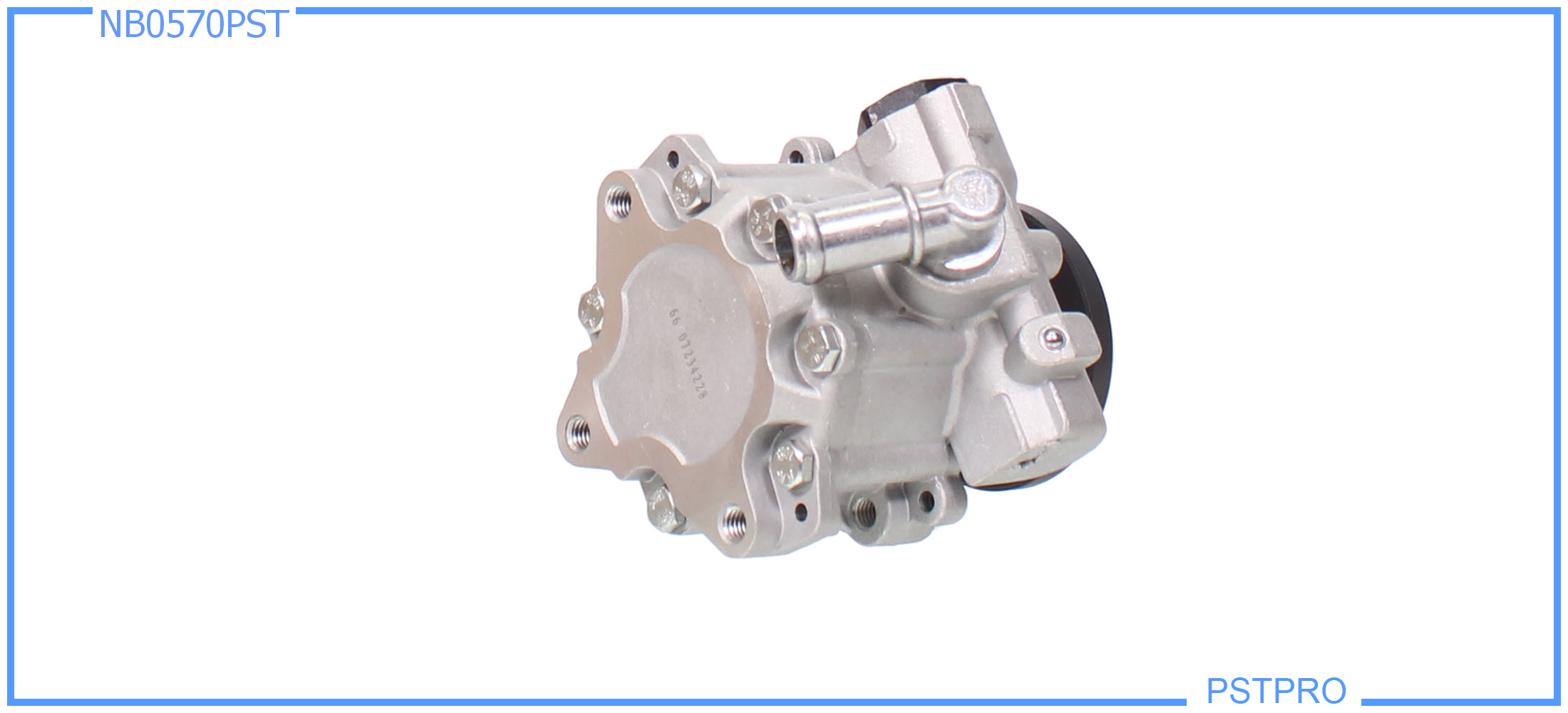 Насос ГУР BMW 5 E60 2003-2009, BMW 6 E63 2004- расстояние от задней крышки насоса до фланца 105мм