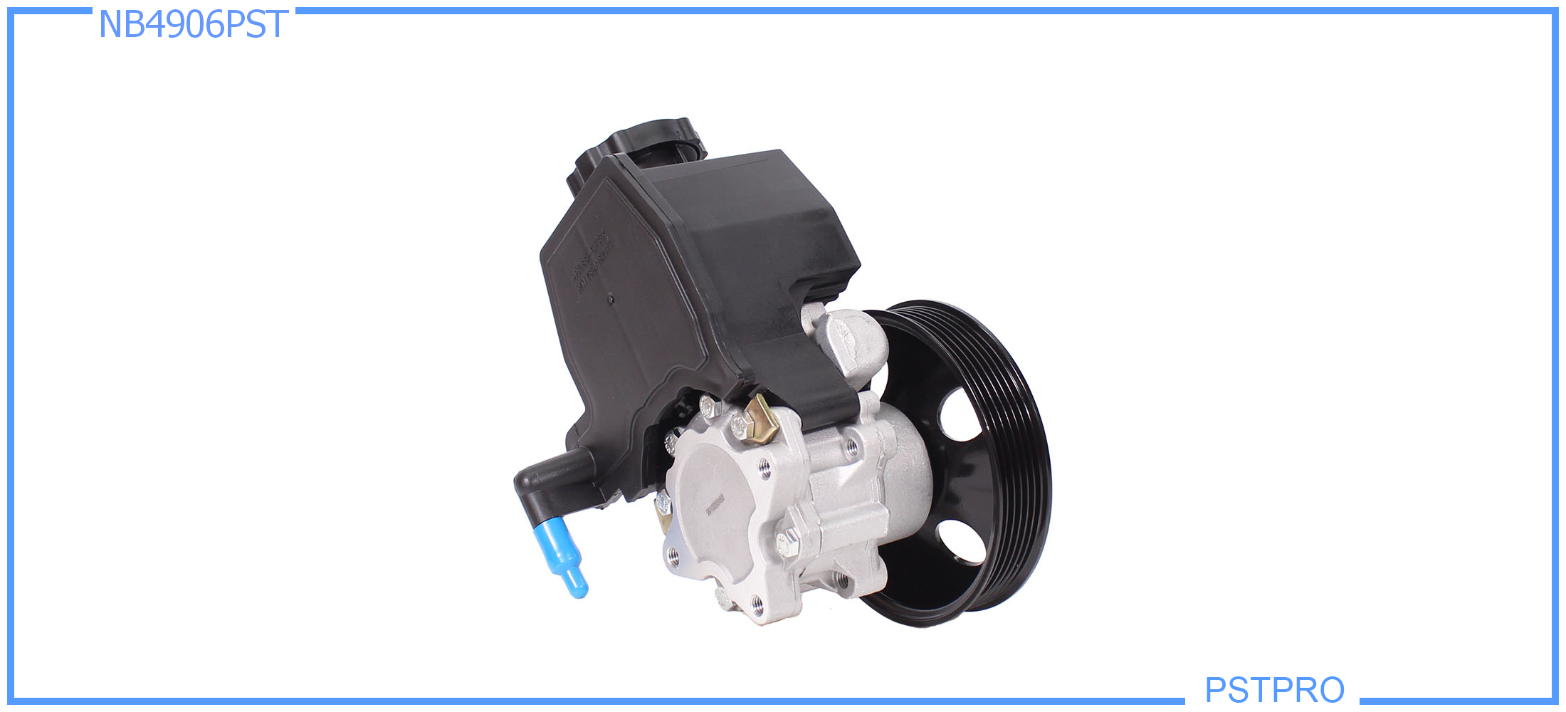 Насос ГУР Mercedes SLK R170 1996-2004, Mercedes M W163 1998-2006 шкив 6РК, диаметр шкива 129мм