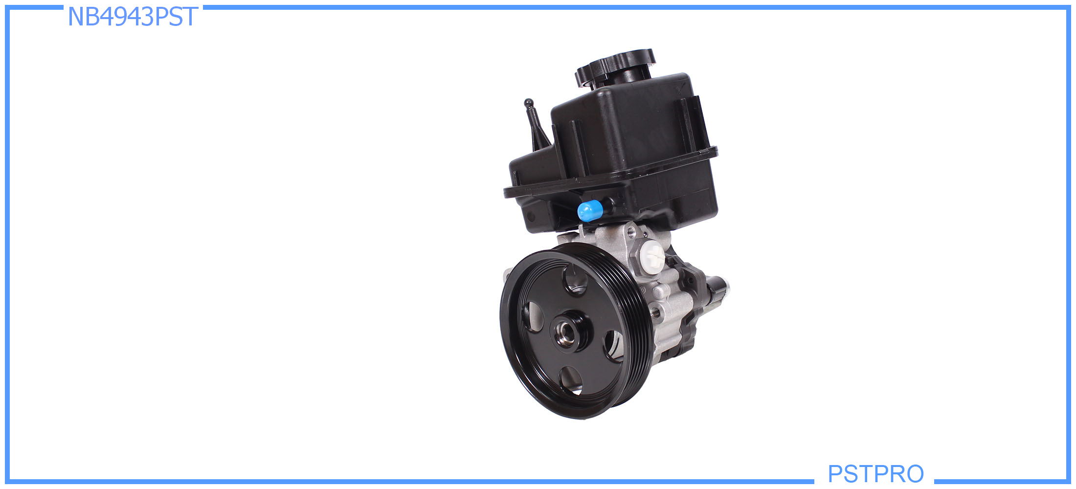 Насос ГУР Mercedes Sprinter W906 2006- шкив 6РК, диаметр шкива 120мм, с бачком