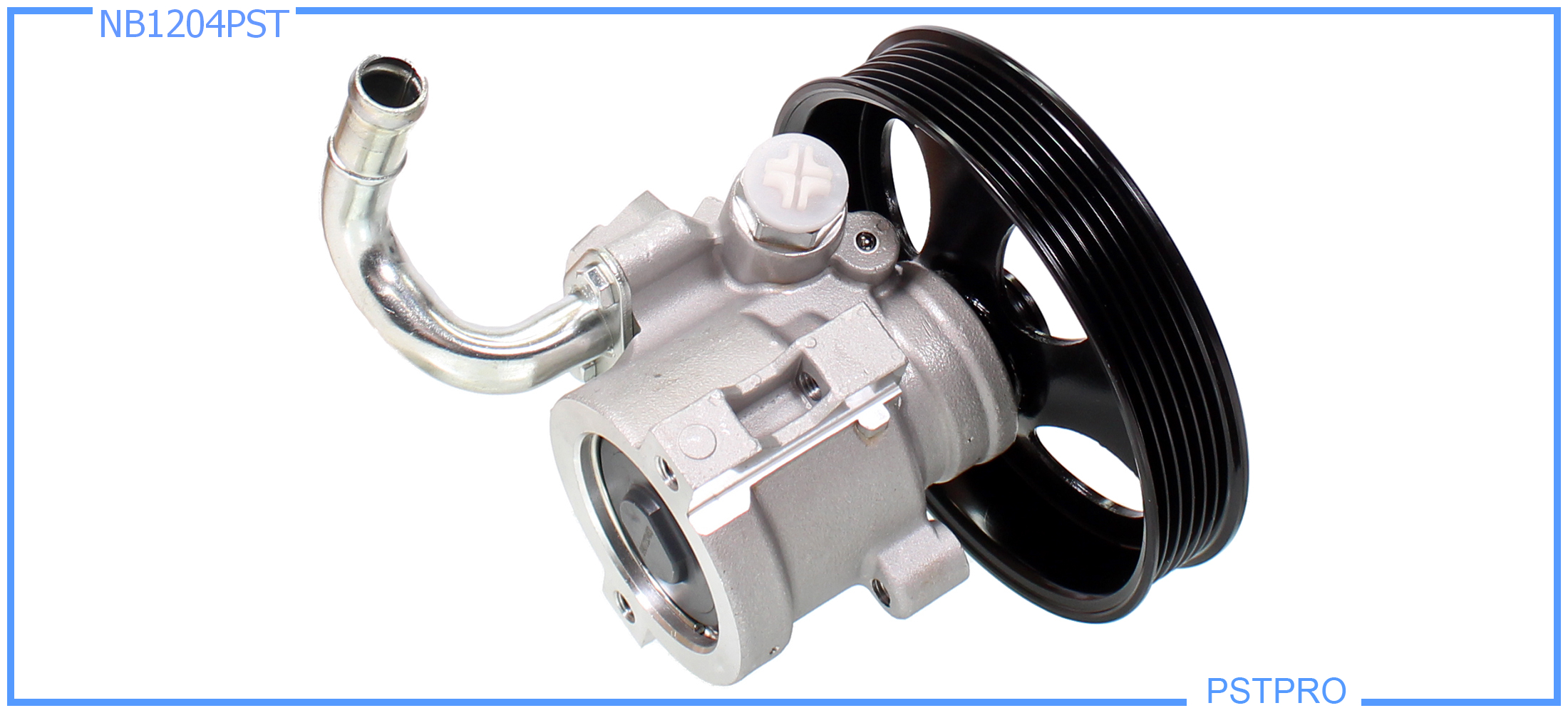 Насос ГУР Chevrolet Lacetti (J200) 2003-, Daewoo Nubira (KLAN) 2002- шкив 6РК, диаметр шкива 140мм