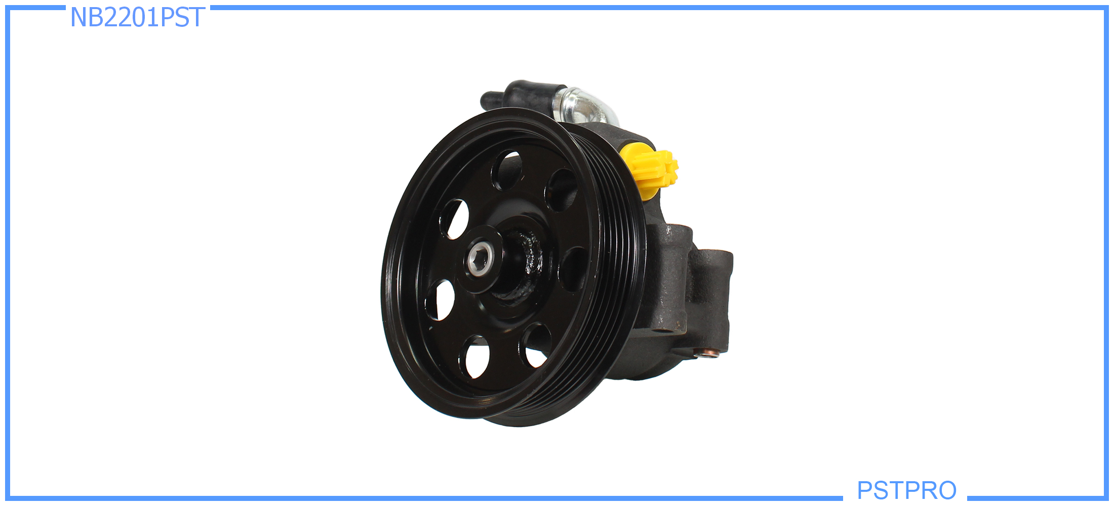 Насос ГУР Ford Escort 1995-2001, Ford Fiesta 1996-2001, Ford Mondeo 1992-2000 шкив 6РК, диаметр шкива 125 мм