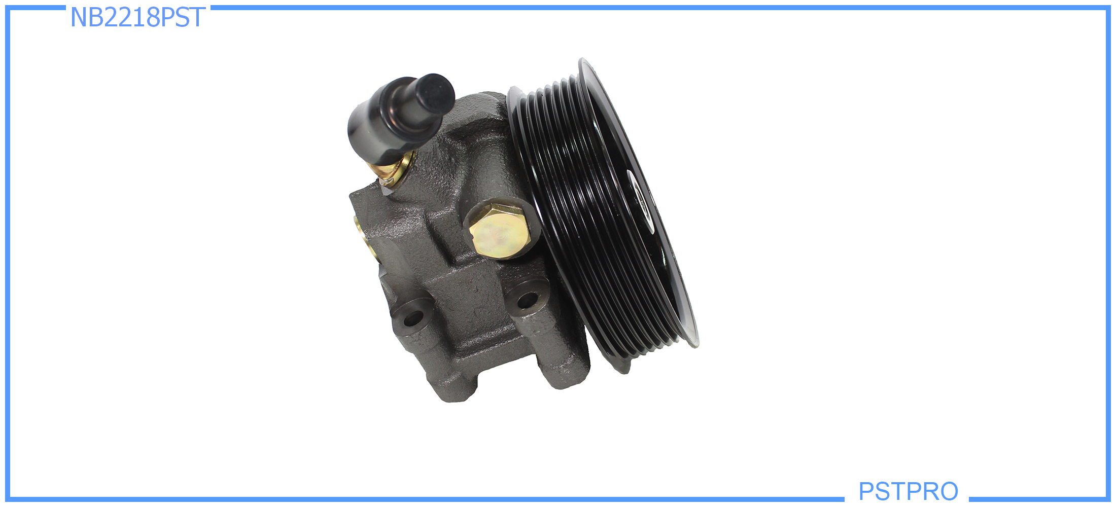 Насос ГУР Ford Transit 2000-2006 шкив 7РК, диаметр шкива 125мм, 4 точки крепления