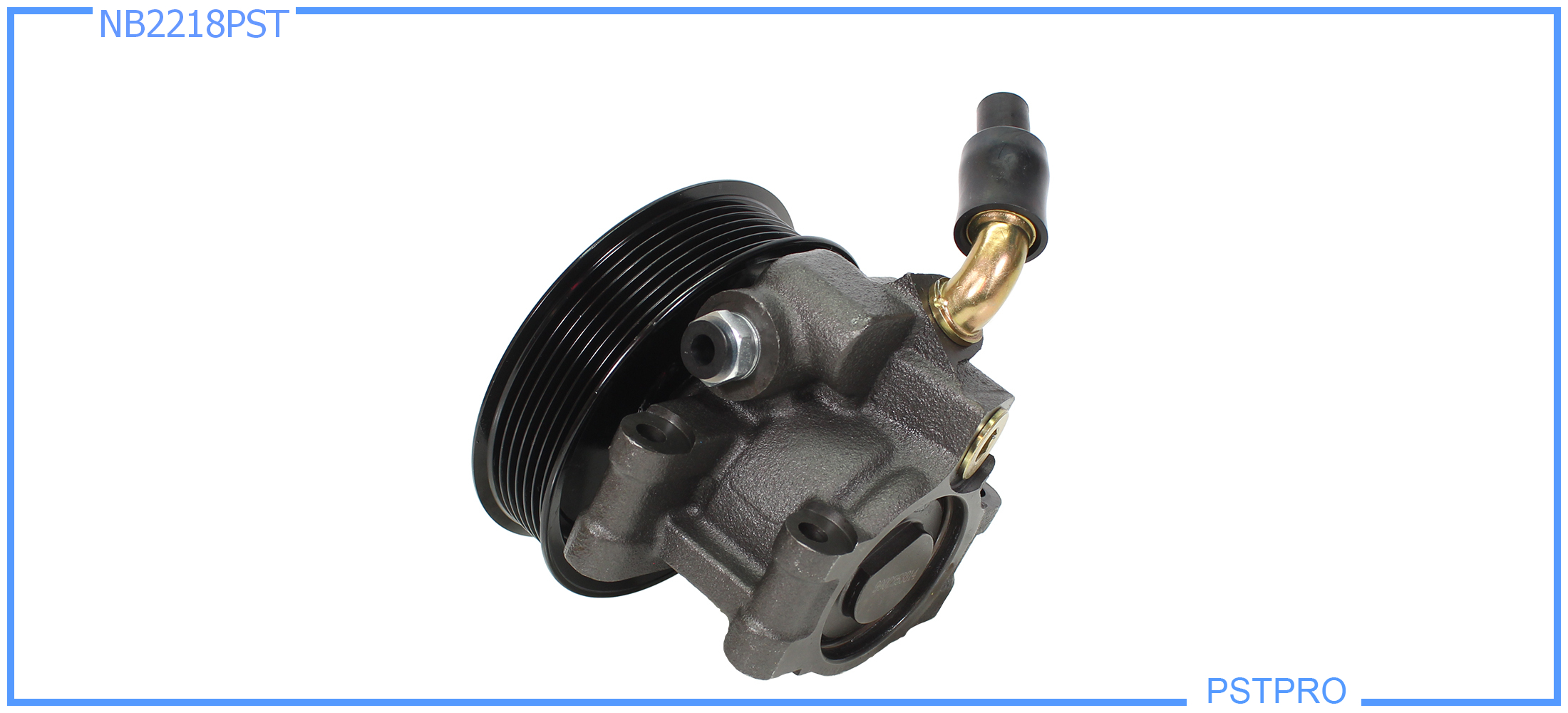 Насос ГУР Ford Transit 2000-2006 шкив 7РК, диаметр шкива 125мм, 4 точки крепления