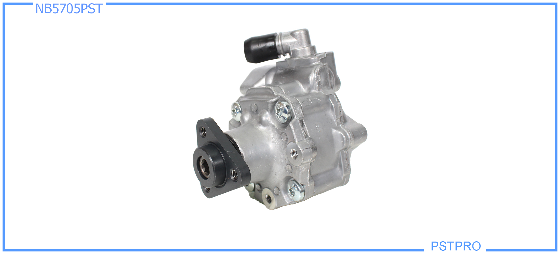 Насос ГУР Porsche Cayenne (955) 2003-12.2014, VW Touareg (7P) 2010-12.2014 треугольный фланец, 3 точки крепления