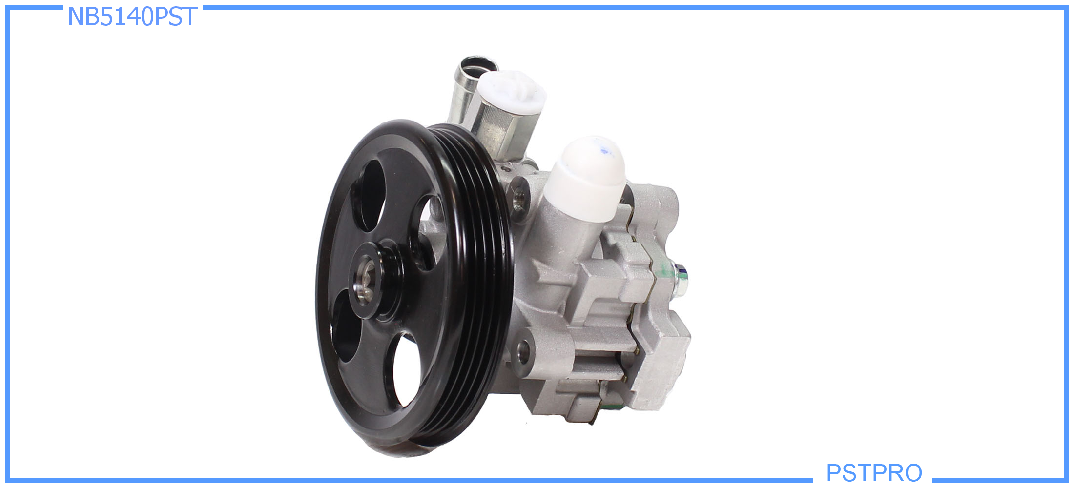 Насос ГУР Mitsubishi Outlander XL (SW_W) 2006- шкив 4РК, диаметр 122мм, датчик, для бензинового двигателя V6 объемом 3,0л