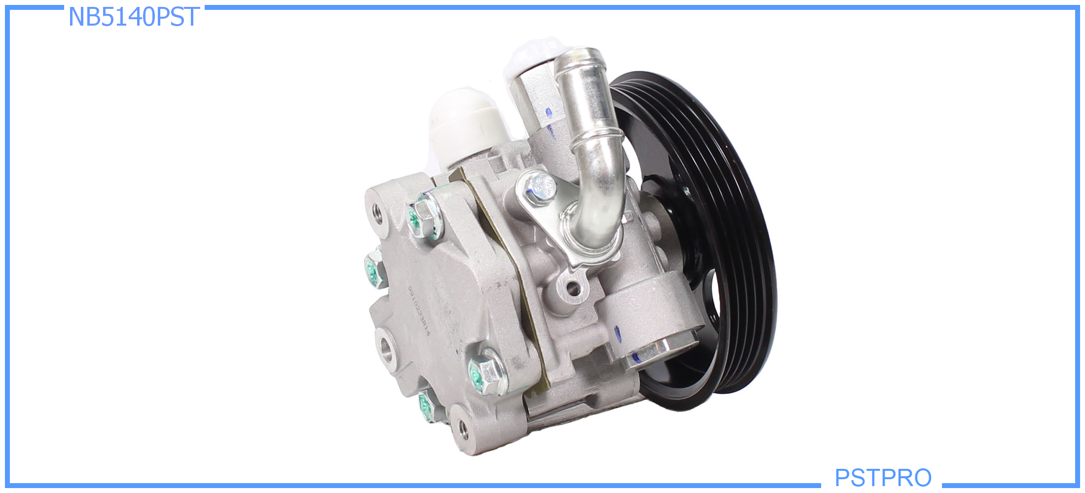 Насос ГУР Mitsubishi Outlander XL (SW_W) 2006- шкив 4РК, диаметр 122мм, датчик, для бензинового двигателя V6 объемом 3,0л