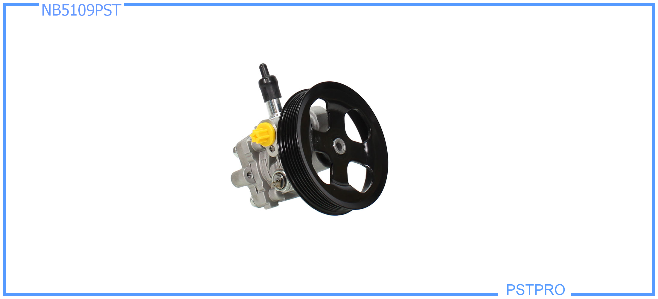 Насос ГУР Mitsubishi Outlander (CU_) 2003-2006 шкив 6РК, диаметр шкива 132мм, для бензинового двигателя объемом 2,4л