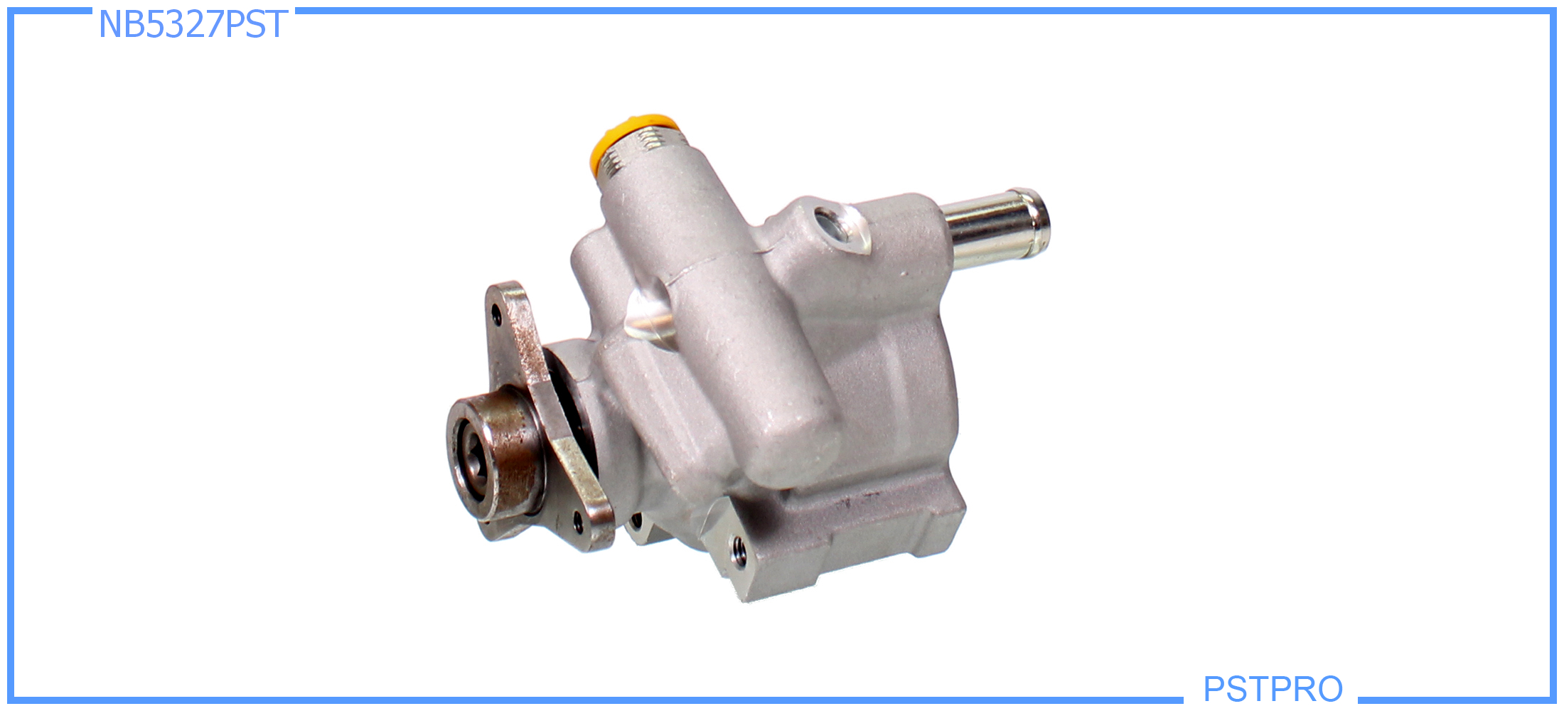 Насос ГУР Renault Master II 1997-2010, Nissan Interstar 2001-2010, OPEL Vivaro 2001-2014 фланец на 3 отверстия, расстояние между болтами крепления шкива 55мм резьба крепления шкива М6